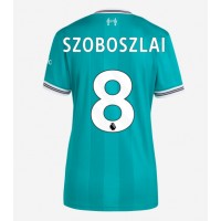Stroje piłkarskie Liverpool Dominik Szoboszlai #8 Koszulka Trzeciej dla damskie 2025-26 Krótki Rękaw